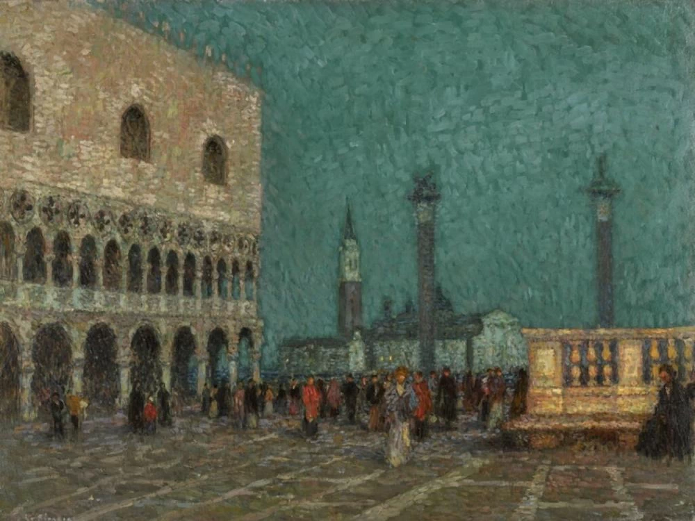 Henri Le Sidaner - 168, La Piazzetta, Venezia